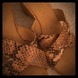 Leather Wedge Sandals - so light!!